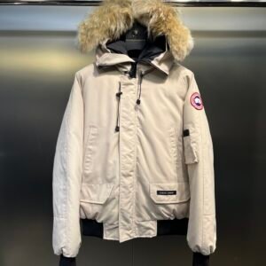 1e240de2 CG Fur-Trim Hooded Jacket with Utility Pockets - Light Beige