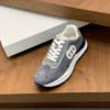 GCCI Low-Top Trainers with Logo Patch - Grey