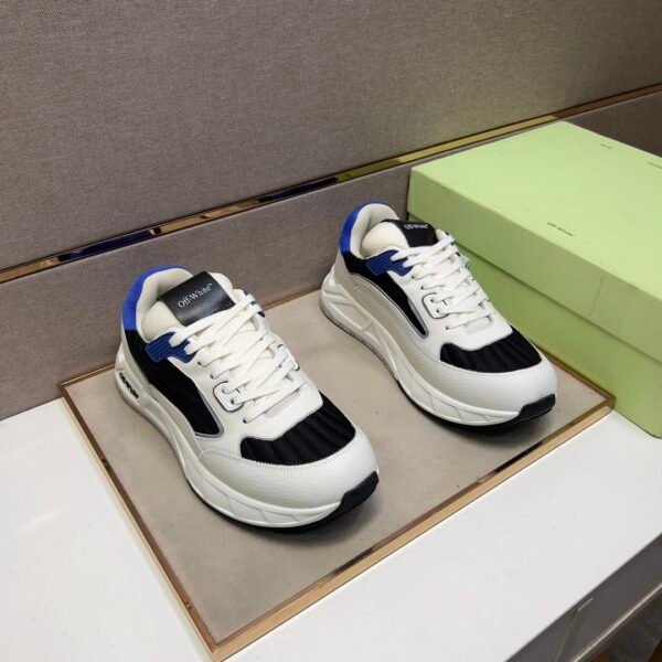 OFFW Trainers with Blue and Black Accents