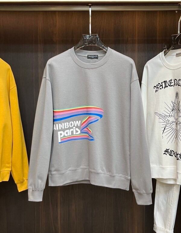 BLMN Rainbow Paris Printed Long-Sleeve Tee Jumper