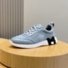 HRMS Leather & Suede Trainers – Grey