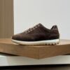 2 HRMS Low-Top Suede Trail Trainers - Brown