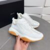 2 AMR Mesh & Suede Gum Sole Bone Runner Trainers – Off-White