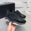 2 AMR Mesh & Suede Bone Runner Trainers – Black