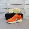 AMR Mesh & Leather Bone Runner Trainers – Orange