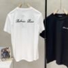 BLMN Paris Embroidered Script Logo T-Shirt