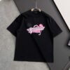 2 BLMN Paris 1945 Pink Flamingo Graphic T-Shirt