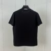 2 BLMN Paris Coin Logo Flocked T-Shirt - Black
