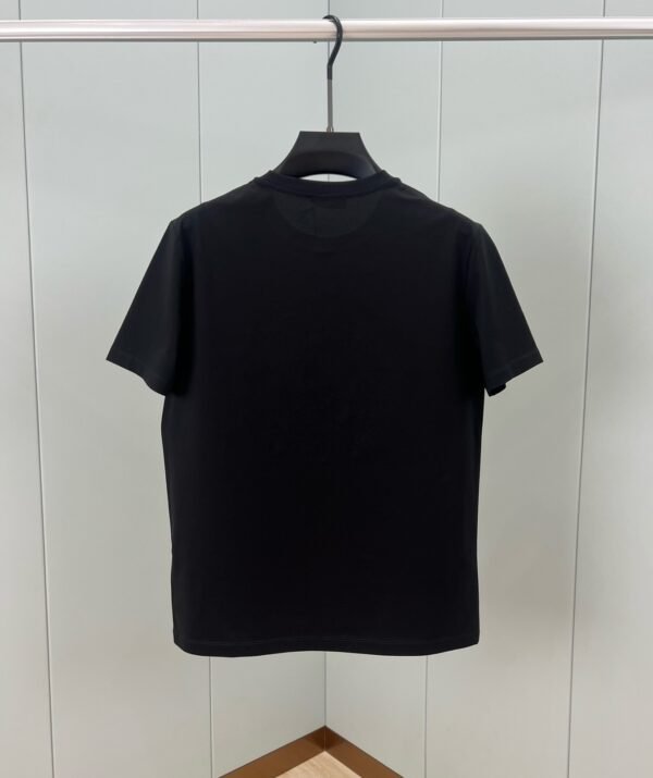 2 BLMN Paris Coin Logo Flocked T-Shirt - Black