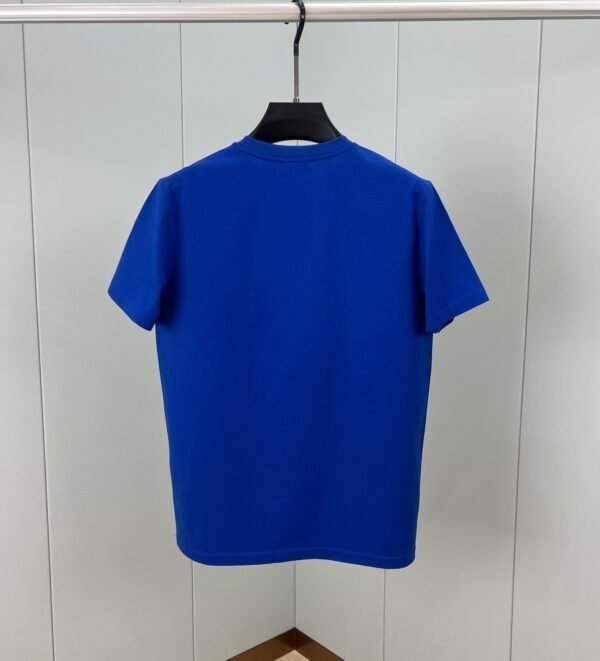 2 BLMN Paris Coin Logo Flocked T-Shirt – Blue