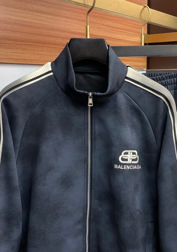 BLNCG Cardigan Long-Sleeve Zip-Up Jacket- Black