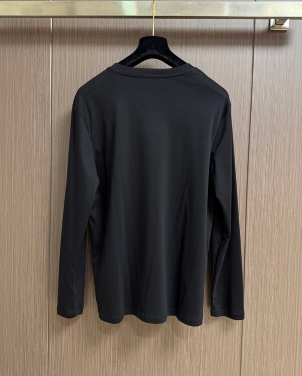 BLMN Paris Logo Patch Crewneck Long-Sleeve Jumper - Black