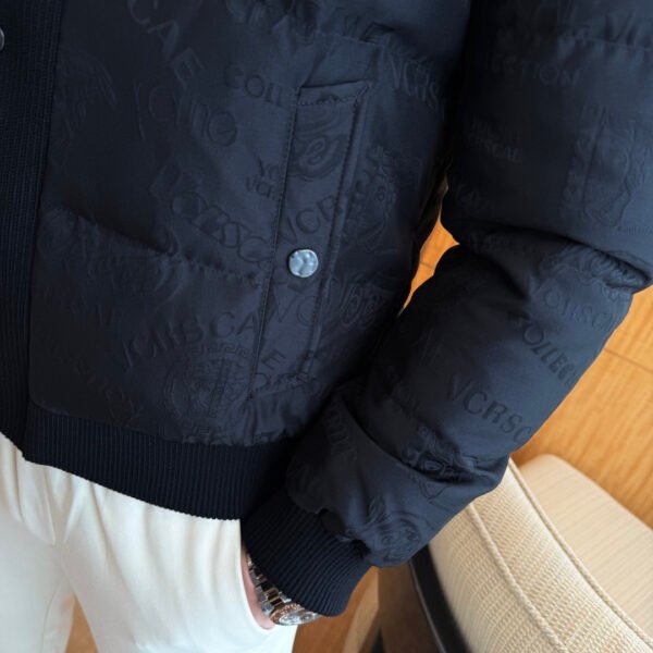 VRSC Jeans Couture Quilted Puffer Jacket - Black