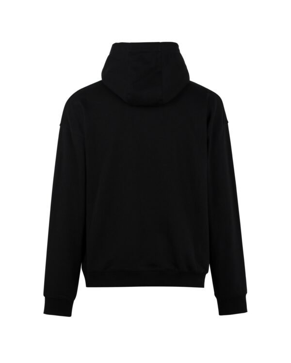 VRSC La Medusa Cotton Hoodie with Gold-Tone Hardware – Black