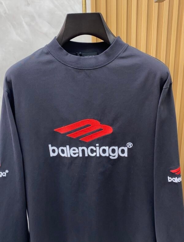 BLNCG 3B Sports Icon Oversized Vintage Jersey Jumper – Black