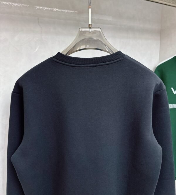 2 VRSC White Medusa Print Greek Key Pattern Crewneck Jumper – Black