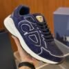 2 DXR CD Navy Blue Suede & Technical Mesh Trainers