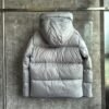 CG Hooded Zip-Up Puffer Jacket - Silver Grey