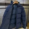 BRBY Hooded Padded Puffer Jacket - Navy Blue