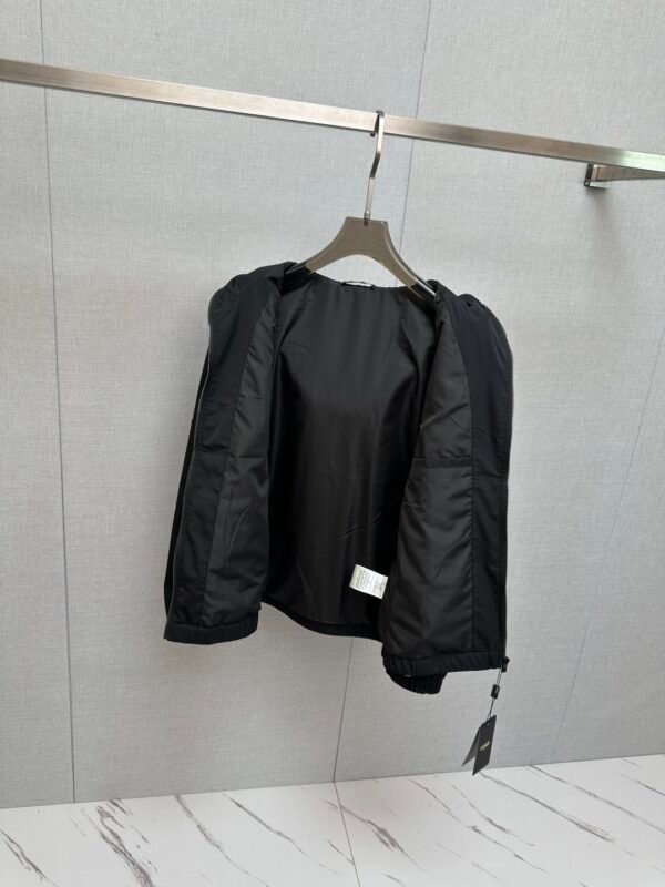 FND All-Over Eye Motif Hooded Jacket - Black