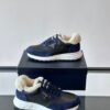 21793795 PRDA Low-Top Trainers with Plush Lined Collar - Navy