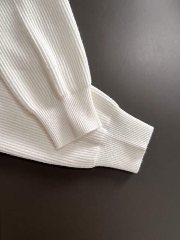 CG Half-Zip Knit Jumper - White