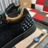 CLB Low-Top Trainers with Studded Toe and Heel Detail - Black
