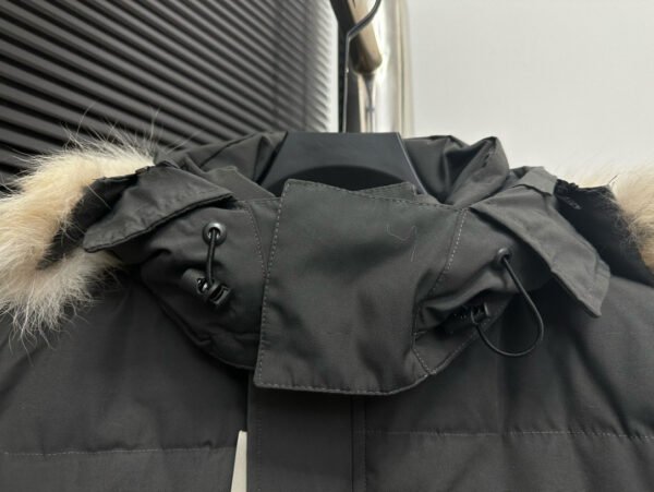 CG Hooded Puffer Jacket with Faux Fur Trim - Charcoal Grey