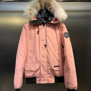 22fc19ce CG Fur-Trim Hooded Jacket with Utility Pockets - Blush Pink