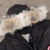 CG Utility Parka Coat with Fur-Trim Hood - Black