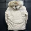 CG Utility Parka Coat with Fur-Trim Hood - White