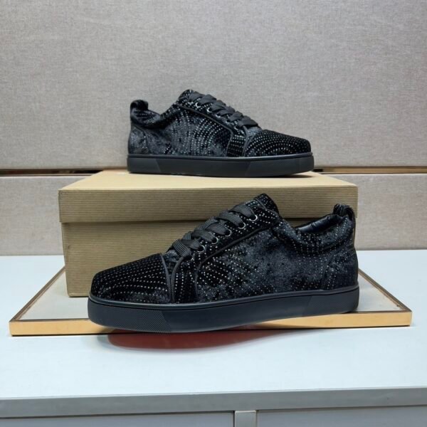 2470ee74 CLB Trainers with Textured Dot Pattern - Black