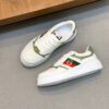 24c1bfee GCC White Trainers with Green Contrast Panels and Stripe Detail