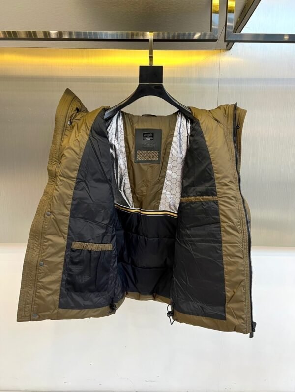 253ba994 FND Hooded Padded Puffer Jacket - Brown