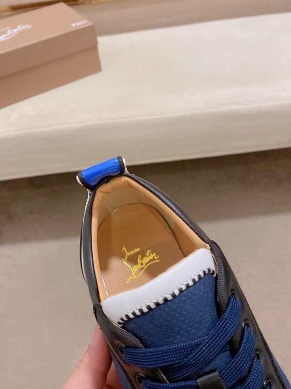 254fb7bc CLB Low-Top Trainers with Studded Toe Detail - Navy Blue/Black