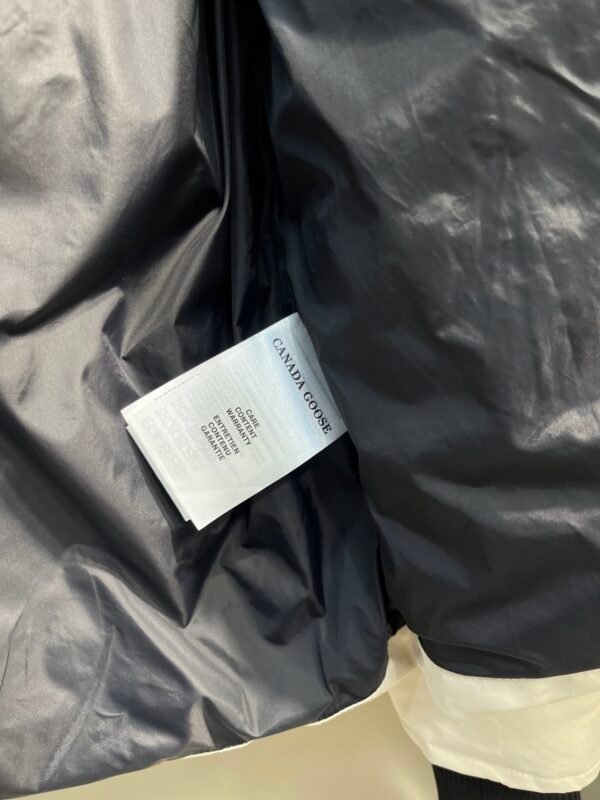 CG Puffer Jacket with Ribbed Collar - White