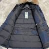 CG Utility Parka Coat with Fur-Trim Hood - Navy Blue