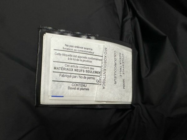 CG Hooded Puffer Jacket with Faux Fur Trim - Black