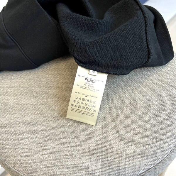 2a0cc6e4 FND Crew Neck Jumper with Graphic Eye Detail - Black