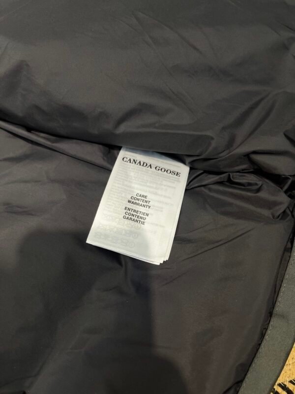 CG Puffer Jacket with Ribbed Collar - Grey