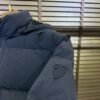 BRBY Hooded Padded Puffer Jacket - Navy Blue