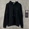 CD Embroidered Logo Pullover Hoodie - Black