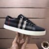 BRBY Low-Top Trainers with Check Pattern - Black