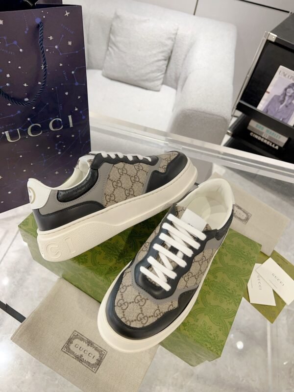 2eac97a7 GCCI Low-Top Monogram Trainers - Black/Brown