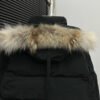 CG Hooded Puffer Jacket with Faux Fur Trim - Black