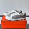 HRMS Low-Top Skate Canvas & Leather Trainers - Grey