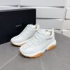 3 AMR Mesh & Suede Gum Sole Bone Runner Trainers – Off-White