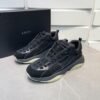 3 AMR Mesh & Suede Bone Runner Trainers – Black