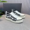 AMR Stars Court Low Mesh & Leather Trainers - Black & White