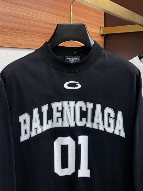 BLNCG Basket Ball Jersey Inspired Crewneck Jumper - Black